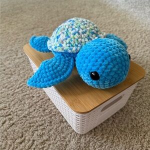Handmade crochet sea turtle